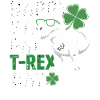 T-Rex pour la Saint-Patrick