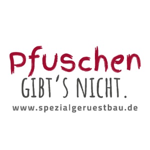 „Pfuschen gibt’s nicht.“ dunkelrot