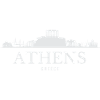 Silhouette d’Athènes, Grèce d’Athènes