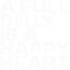 Full belly, happy heart
