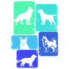 Dog Panels Paw Variety