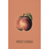 Sweet Cheeks – Minimal Peach Poster
