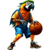 Parrot Basketball Bird