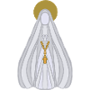Virgin Mary Rosary Veil