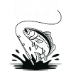 Hooked On Fishing - Angler Spruch