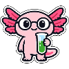 Small Labcreature with wings axolotl