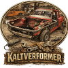 Cold former: Rusted truck