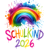 Schulkind 2026 Regenbogen