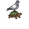 Turteltaube lustiges Wortspiel Taube Schildkröte