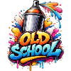 Old School Graffiti Spray Burst