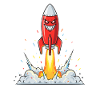 Angry Rocket Comic Character