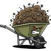 Wütender Schutt-Wagen