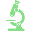 Icône de microscope Modern