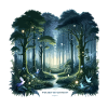Night Forest Glow Fairy Trail