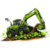 St. Patricks Day Bagger-Konstruktion