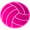 Pink Volleyball