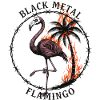 Black Metal Flamingo - Gothic Metal Flamingo