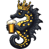 Seepferd Bier König
