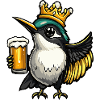 Hummingbird Bird Beer King