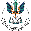 Quest. Code. Conquer Emblem