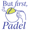 But first, Padel Design Logo