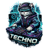 Techno hangover at the DJ booth