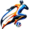 Colorful Sprint: Dutch football hero
