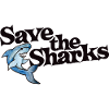 Save the Sharks Ocean Graphic