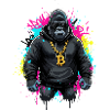 Gorilla crypto streetwear Bitcoin
