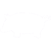 Pig Silhouette Minimalist