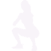 Frau Silhouette Squat