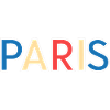 Pariser Farbblocktypografie