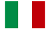 Italy flag with ITA abbreviation
