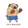 Im A Pugilist Funny Boxer Pug Dog Pun