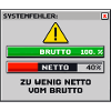 Systemfehler Zu Wenig Netto Vom Brutto