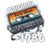 Regalo per il 40° compleanno Marito Moglie Marzo 1986