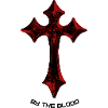 Red Gothic Cross Talisman