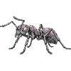 Futuristic Robot Ant Purple Pink Ant