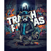 Raccoon Urban Graffiti