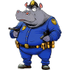 Rhinos Police / Rhino Policeman