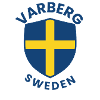 Varberg Sköld with Swedish flag