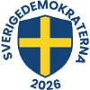Blue shield with yellow cross design