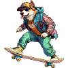 Dogs - Skateboard Shepherd