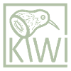 Kiwi Line Logo Bird Motif