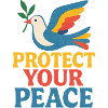 Vibrant Dove Friedensplakat