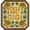 Verdens bedste Gigi Vintage Floral