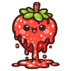 Cuddly Strawberry Drop Charm