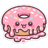 Kawaii Donut with Frosting