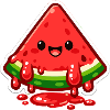 Watermelon Smile Sticker