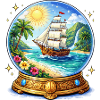 Ship's dream spherical image
